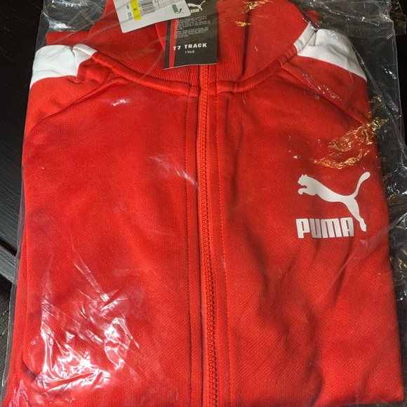 Nwt Puma t7 red track jacket - Picture 2 of 4